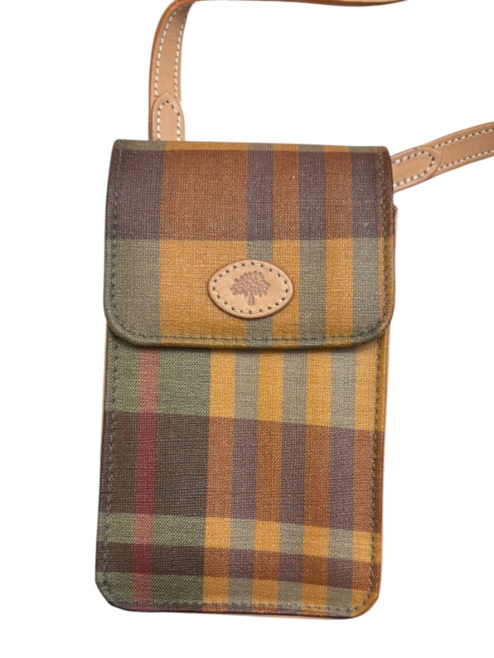 Mulberry vintage mulberry company plaid mini crossbody bag rare made in England